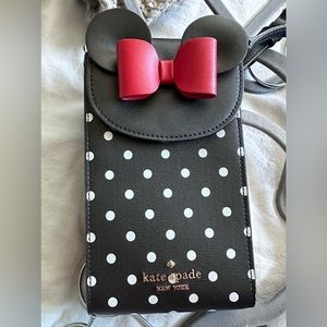 Minnie Mouse Kate Spade Crossbody Wallet Bag